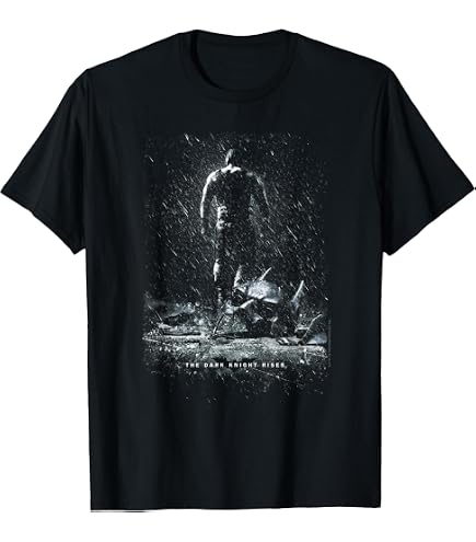 Amazon.com: Batman Dark Knight Rises Batman Rise T Shirt T-Shirt